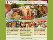 Tablet Screenshot of fiestafeast.com